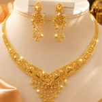 Collier Perles & Doré